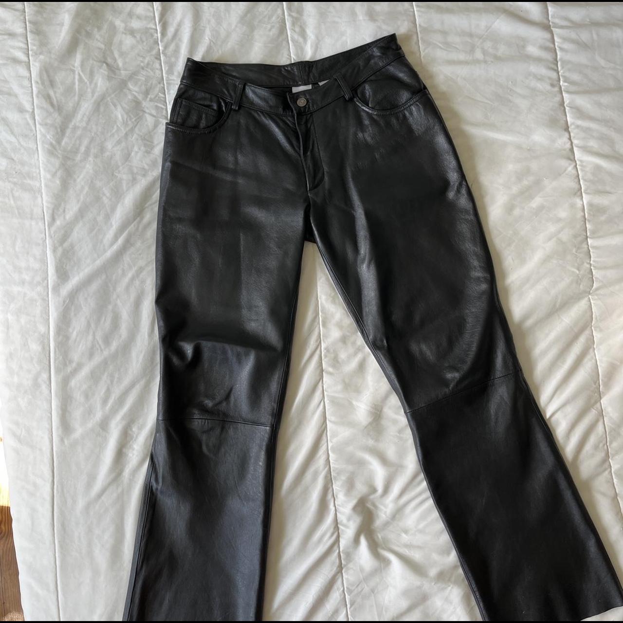 Lowrise black KILLAH pants• satin trim going down - Depop