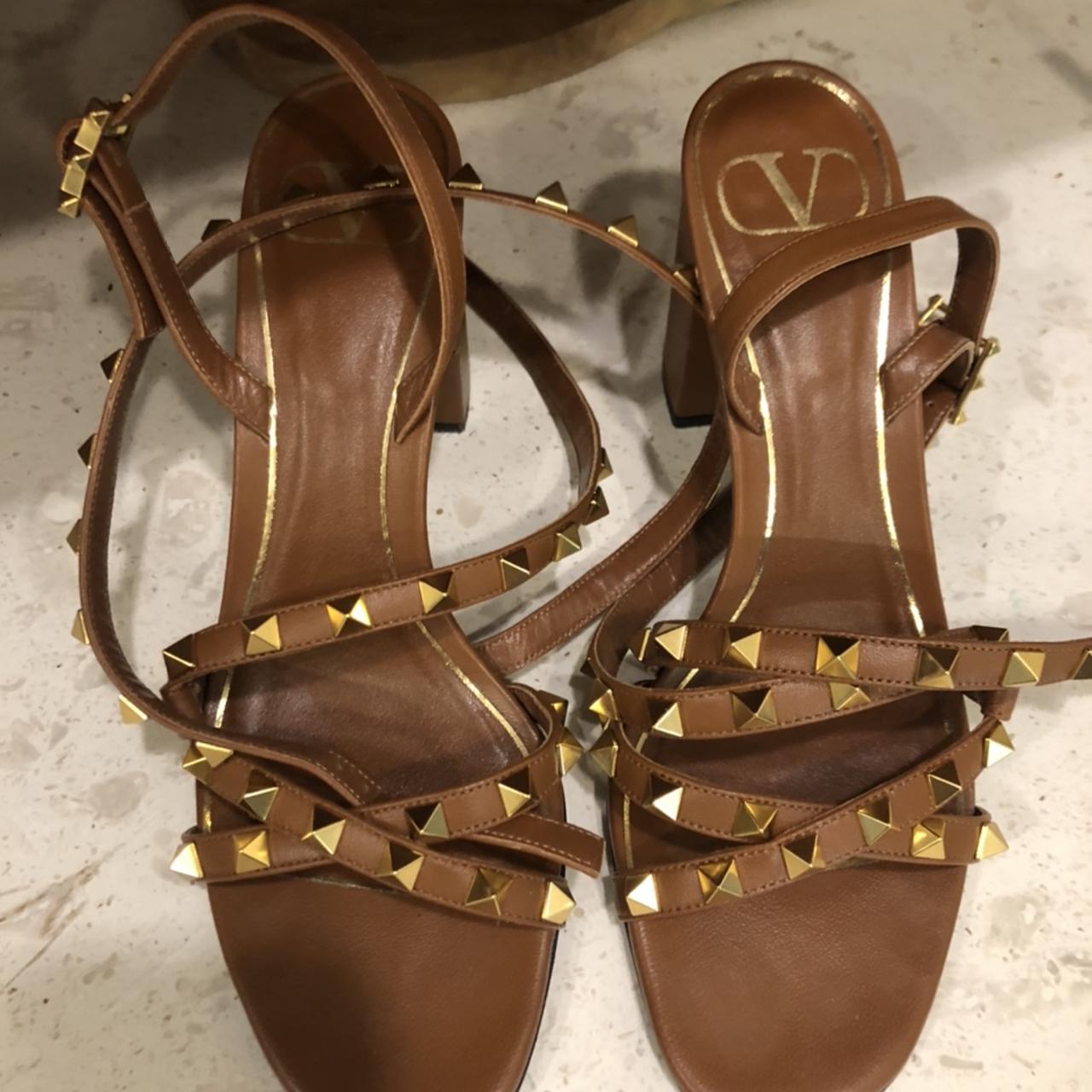 Valentino Rockstud Flair Nappa sandal 80 mm size IT Depop