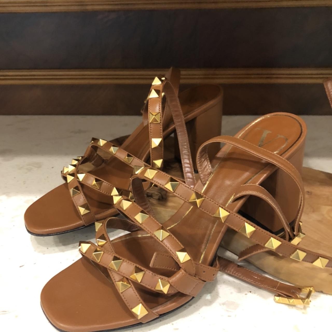 Valentino Rockstud Flair Nappa sandal 80 mm size IT Depop