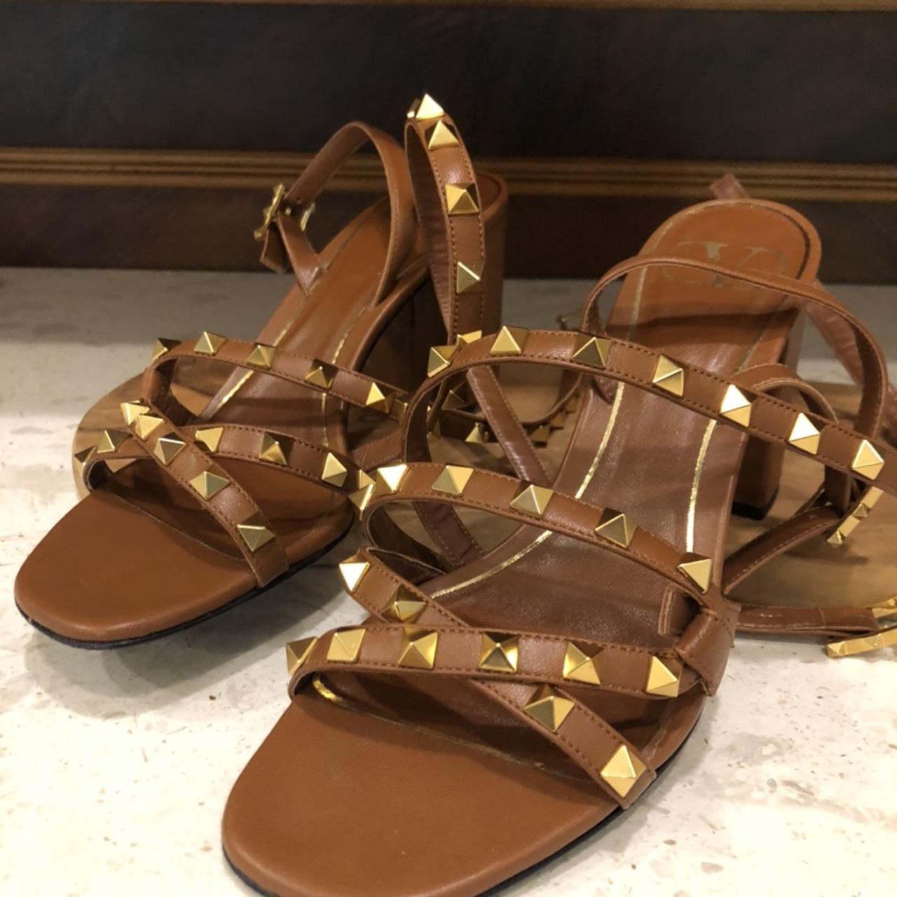 Valentino Rockstud Flair Nappa sandal 80 mm size IT Depop