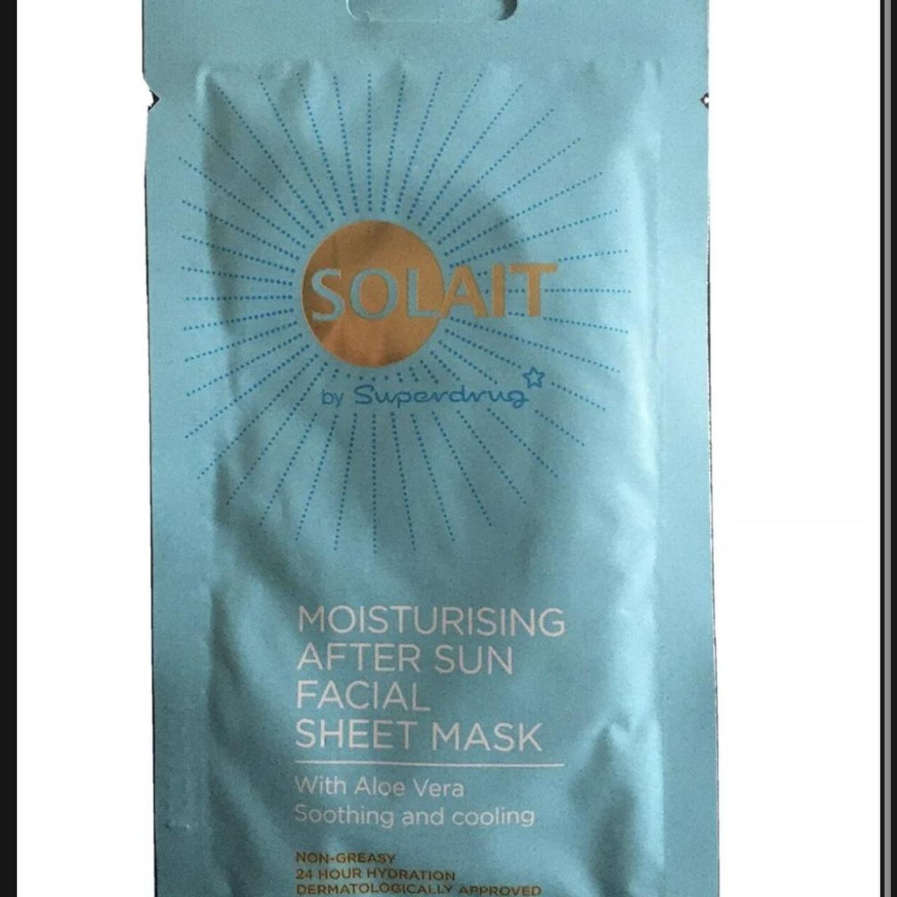 SOLAIT MOISTURISING AFTER SUN FACIKA SHEET MASK WITH... Depop
