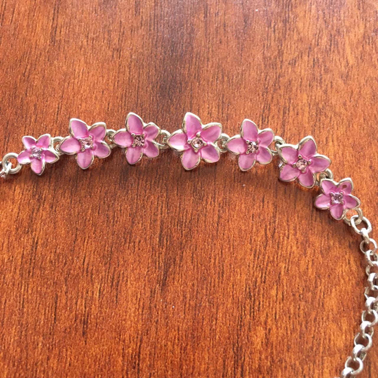 Women's Pink and Silver Jewellery (2)