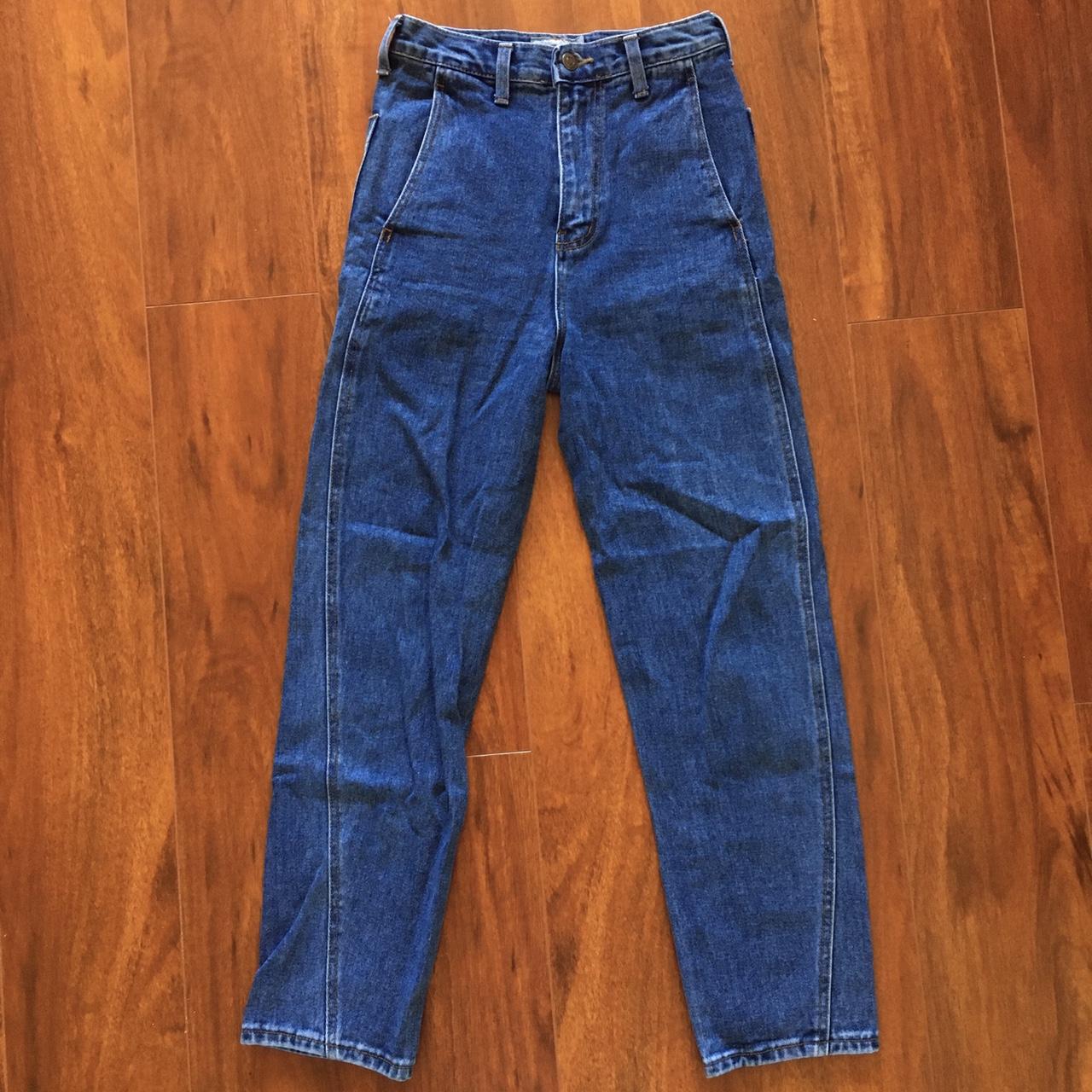 stylenanda morning ceremony dark blue denim Depop