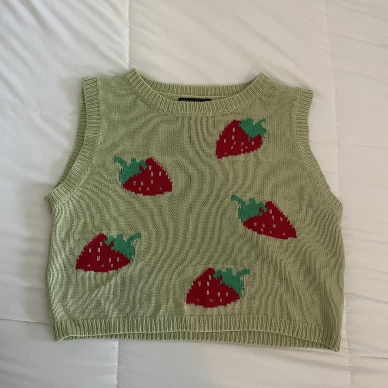 levi strawberry sweater vest