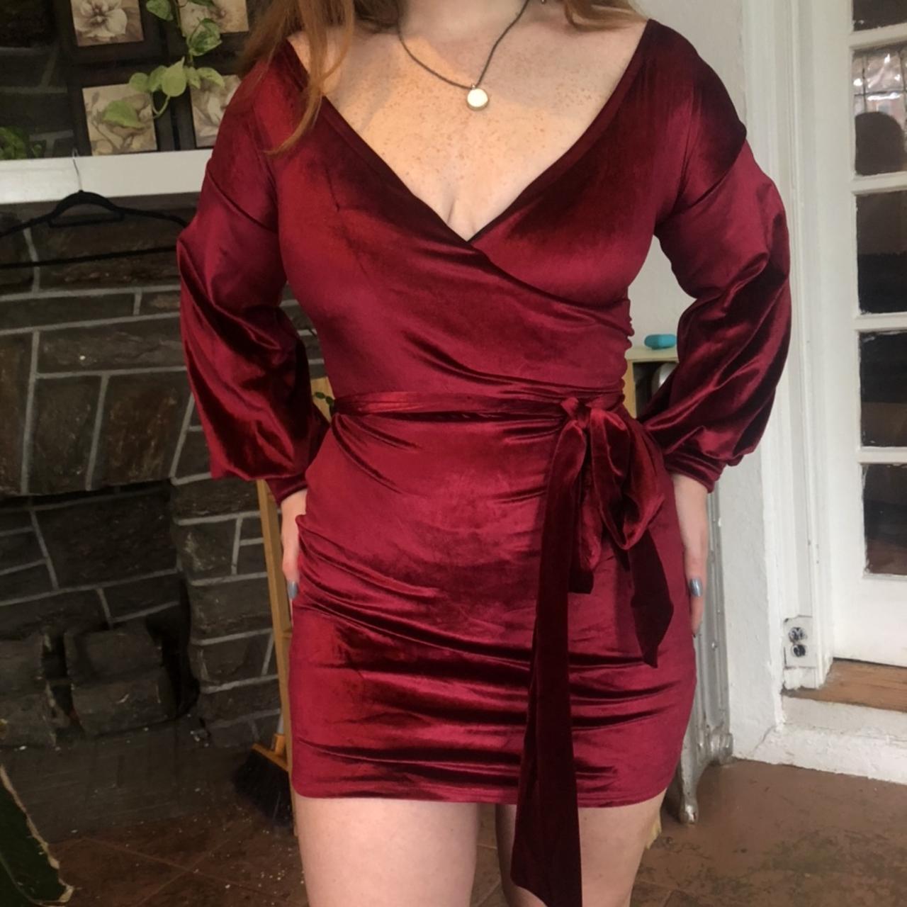 Lucy in the sky red sales velvet dress