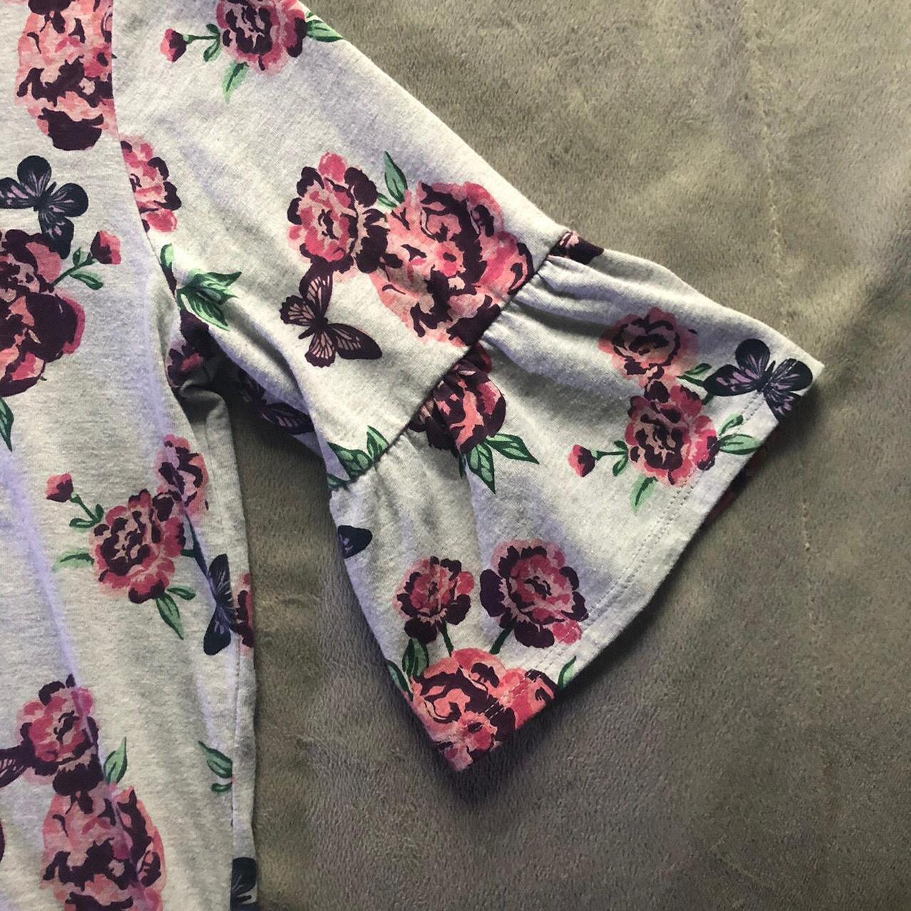 Women's Grey and Pink Blouse (4)