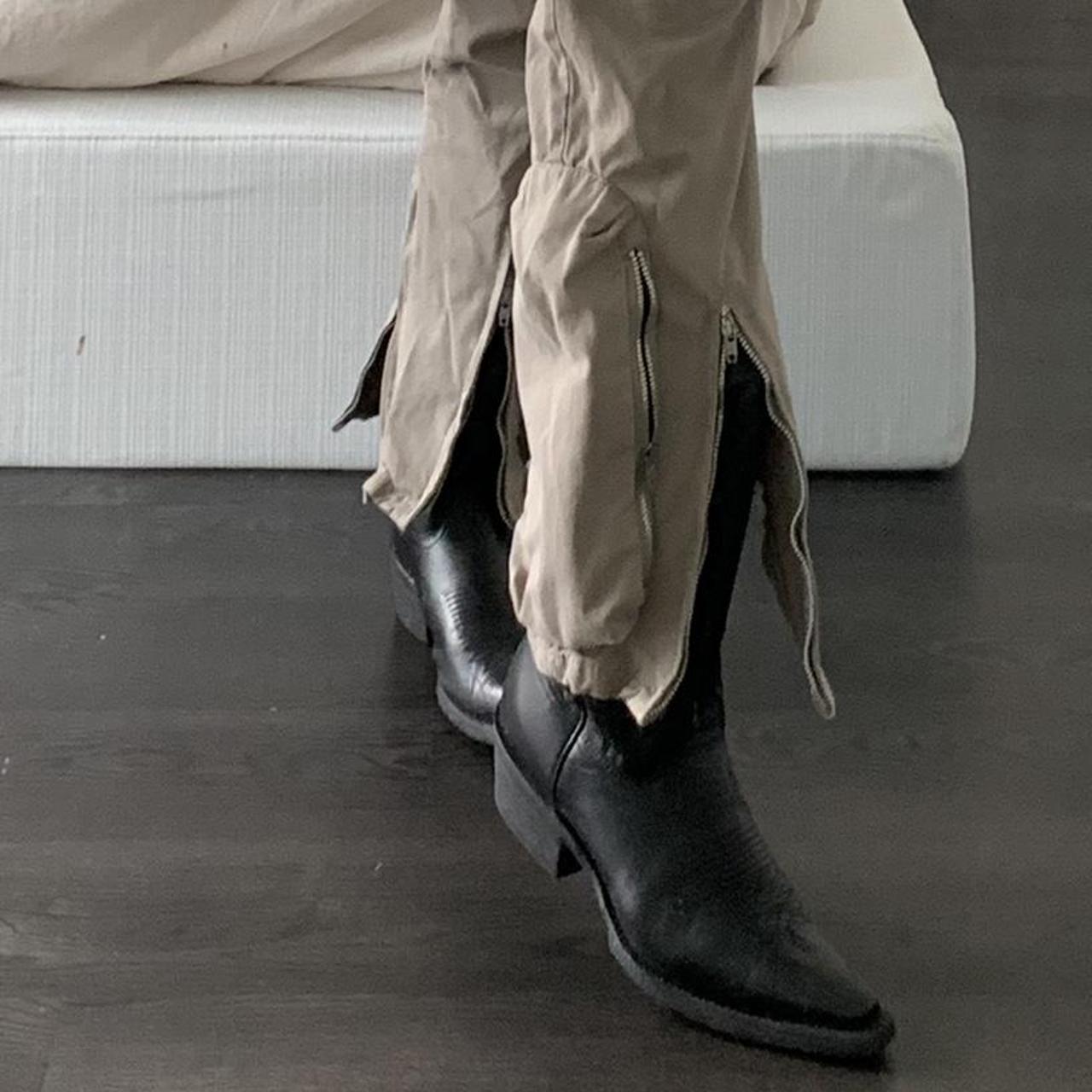 helmut lang cowboy boots