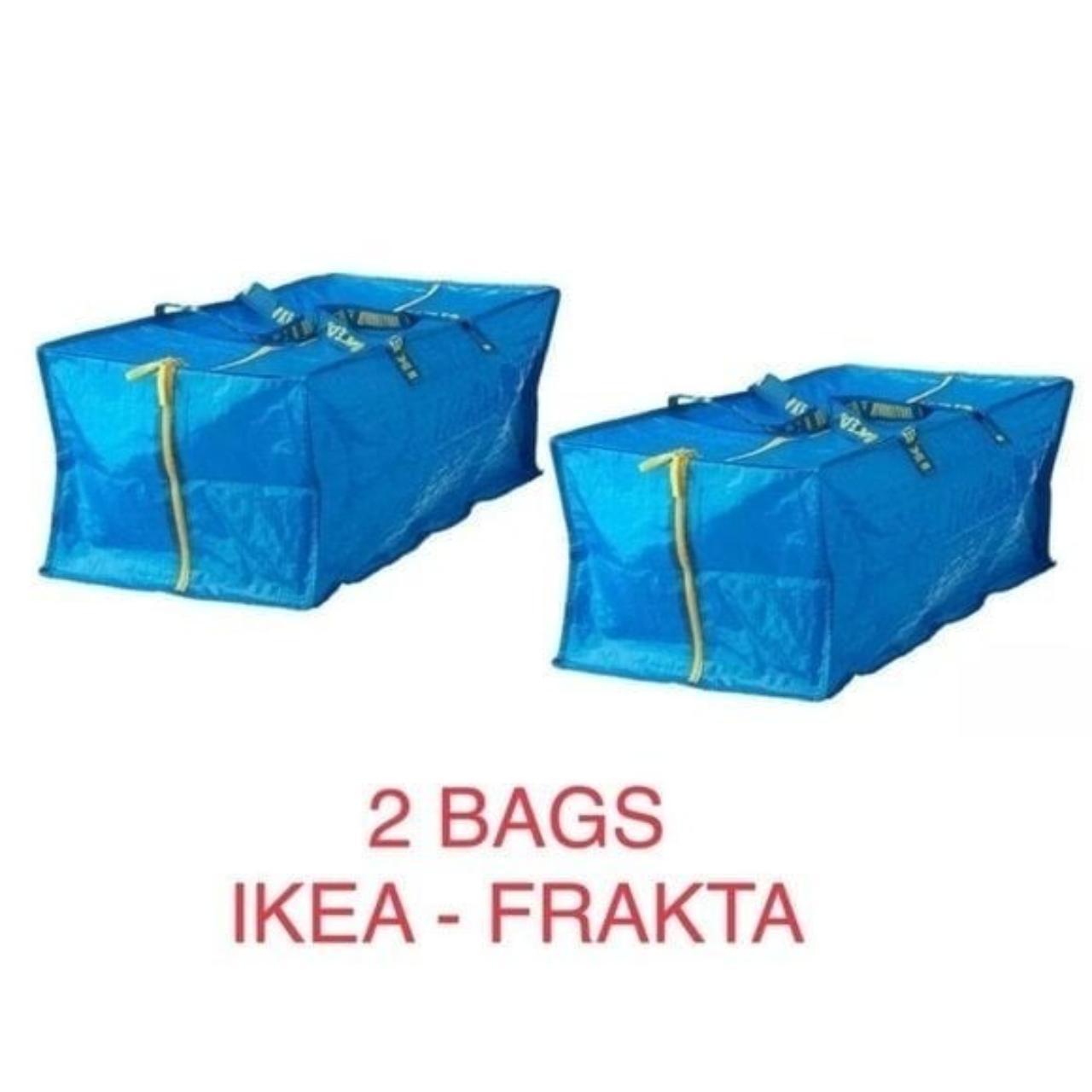 2 NEW IKEA Zippered Storage Bag Shopping Travel... Depop