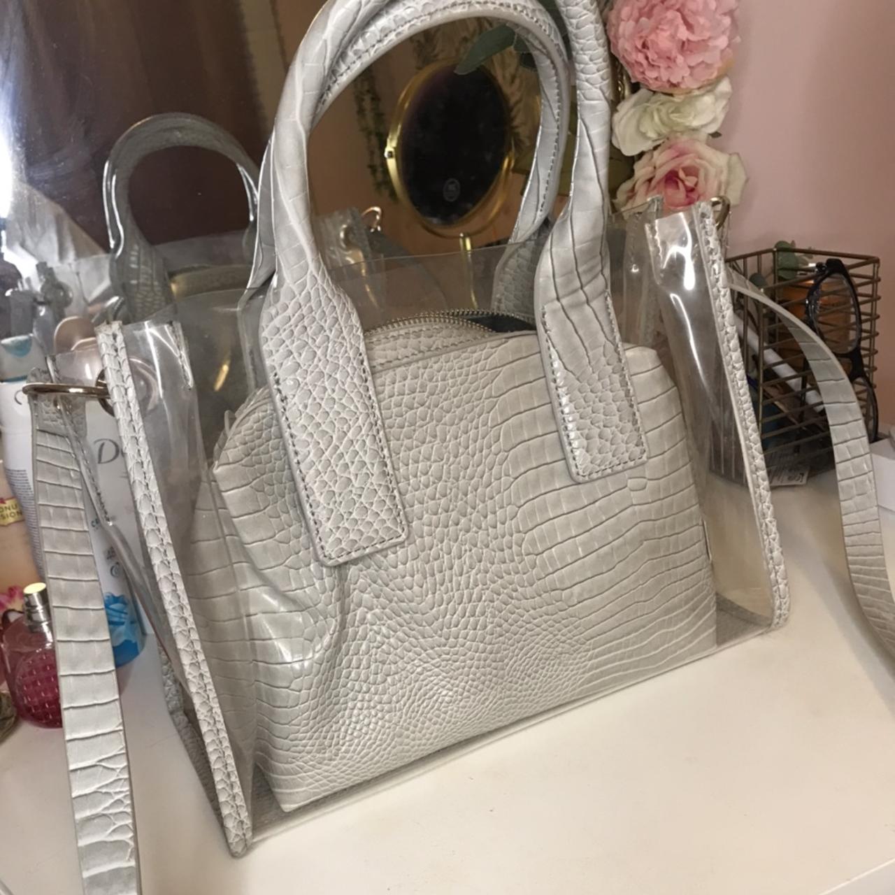 Sac à 2024 main transparent zara