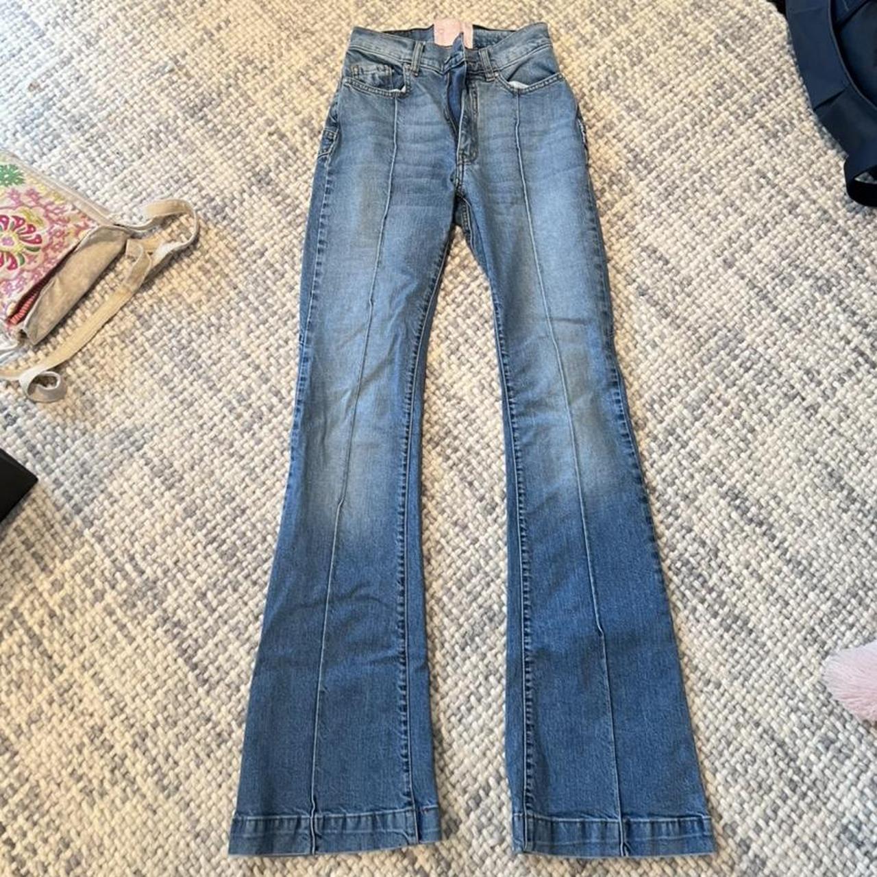 Revice Demim Star Flare Jeans Size 24 waist, 33 and... - Depop