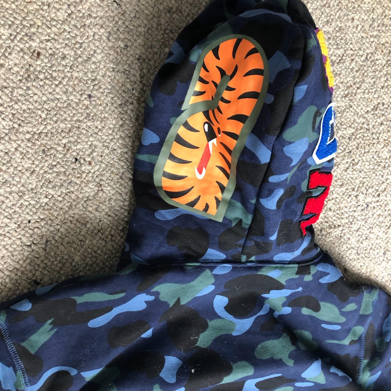 Bape ABC Camo Cushion Light Blue #bape #art #camo - Depop