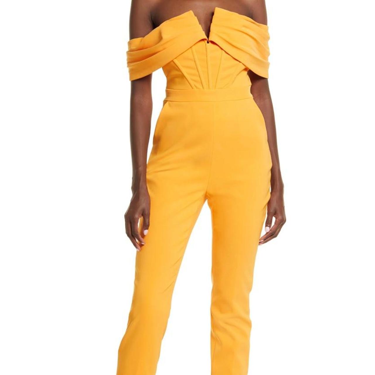 Lavish alice orange jumpsuit online