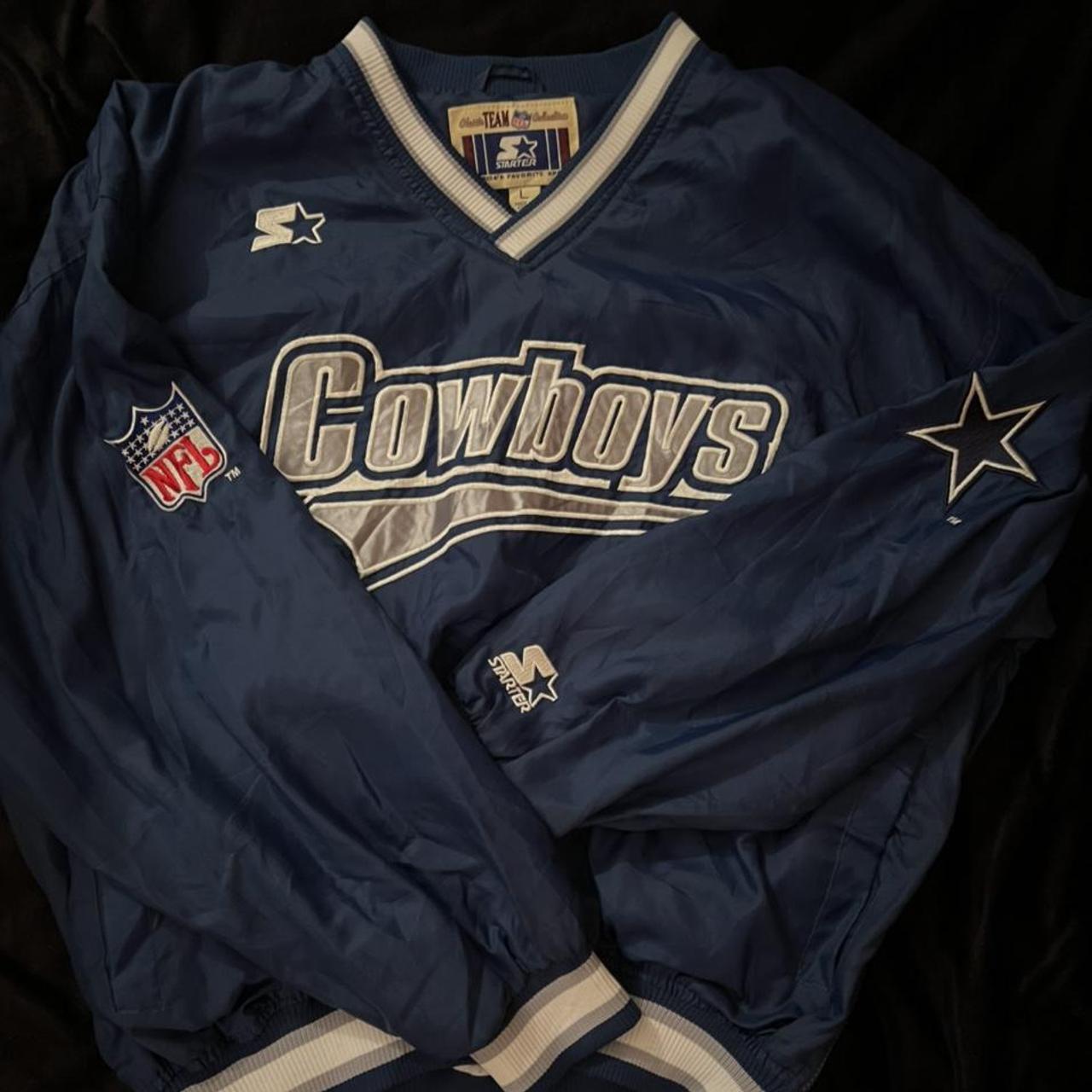 Dallas Cowboys Starter Jacket Size L #cowboysvtg - Depop