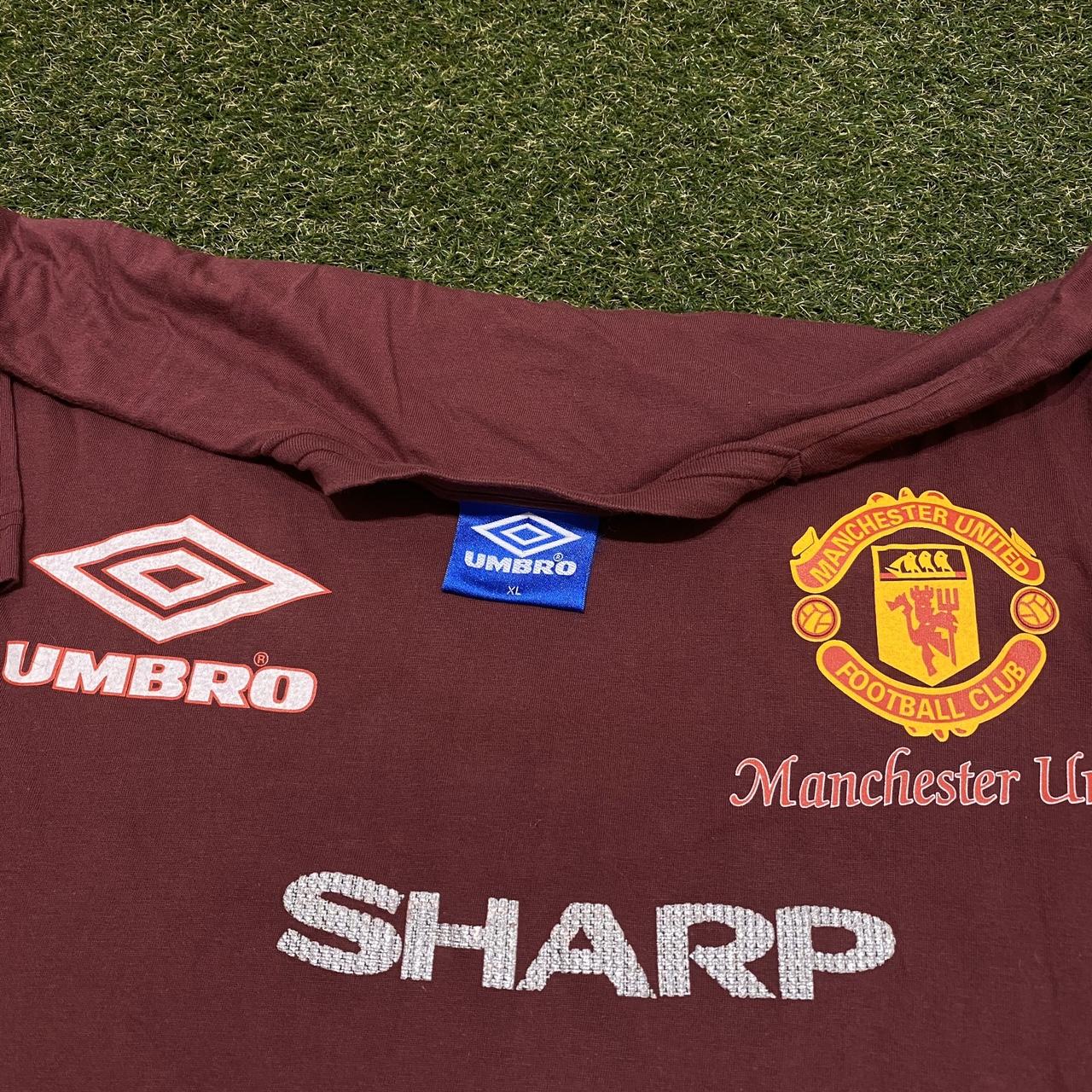 MANCHESTER UNITED FC / UMBRO vintage 90s / 1990s... - Depop