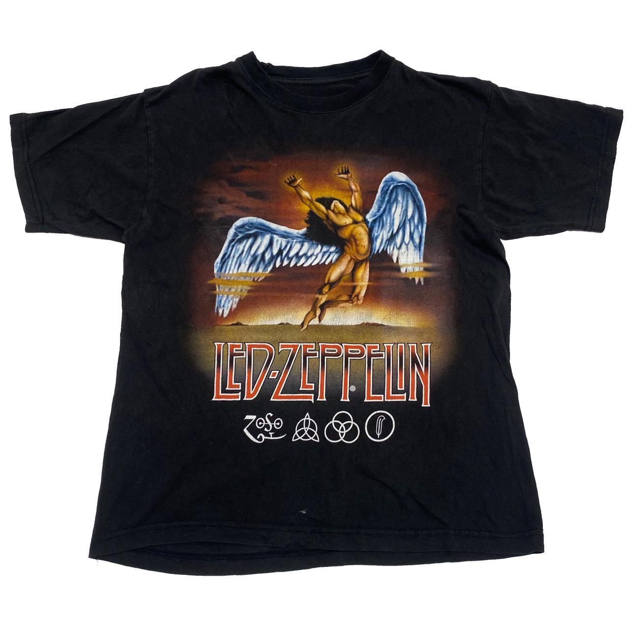 LED ZEPPELIN Zoso Short Sleeve TEE / Band T shirt in... - Depop