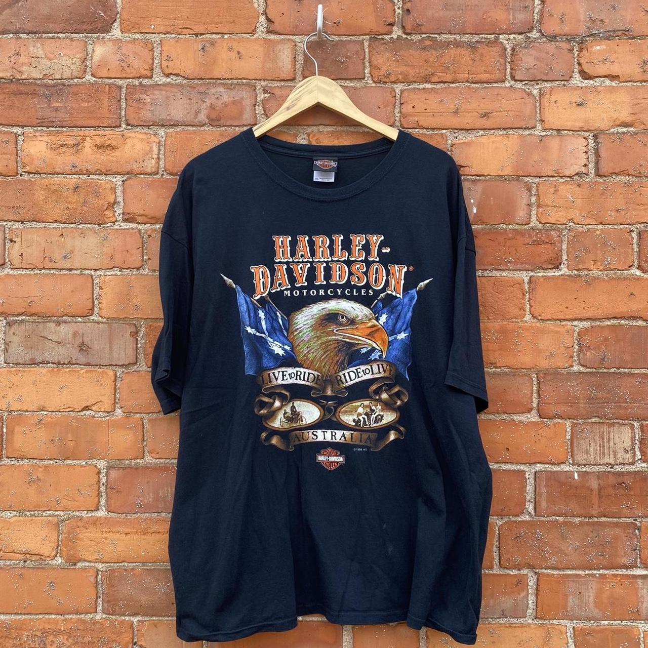 Vintage 1996 HARLEY DAVIDSON T shirt / TEE in a... - Depop