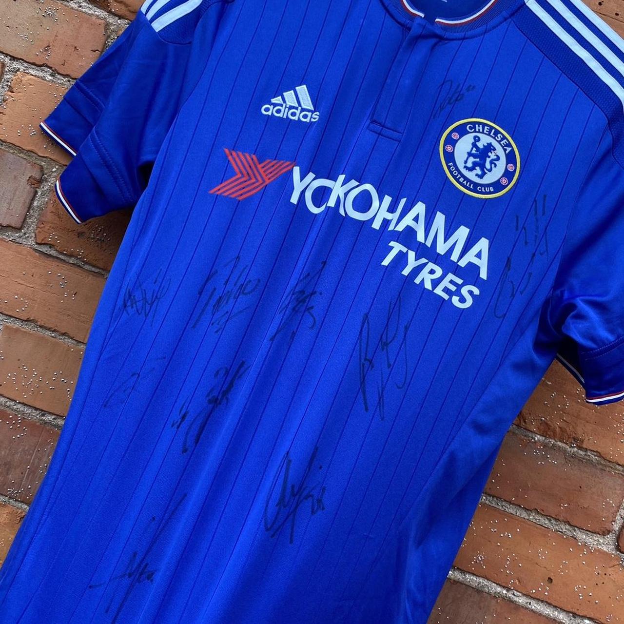 Adidas Signed CHELSEA FC Football Shirt / Soccer... Depop