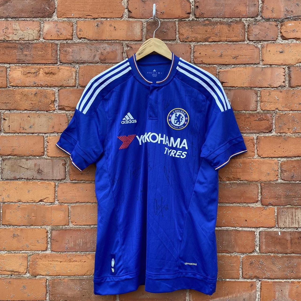 Adidas Signed CHELSEA FC Football Shirt / Soccer... Depop