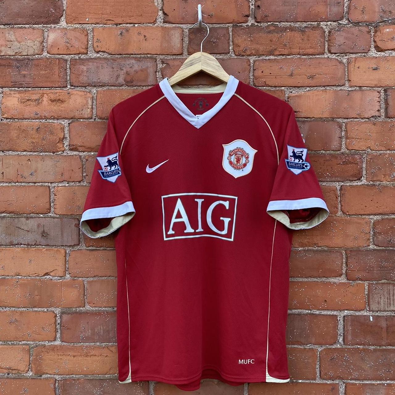 Nike 20062007 Manchester United Fc Football Shirt Depop 2892