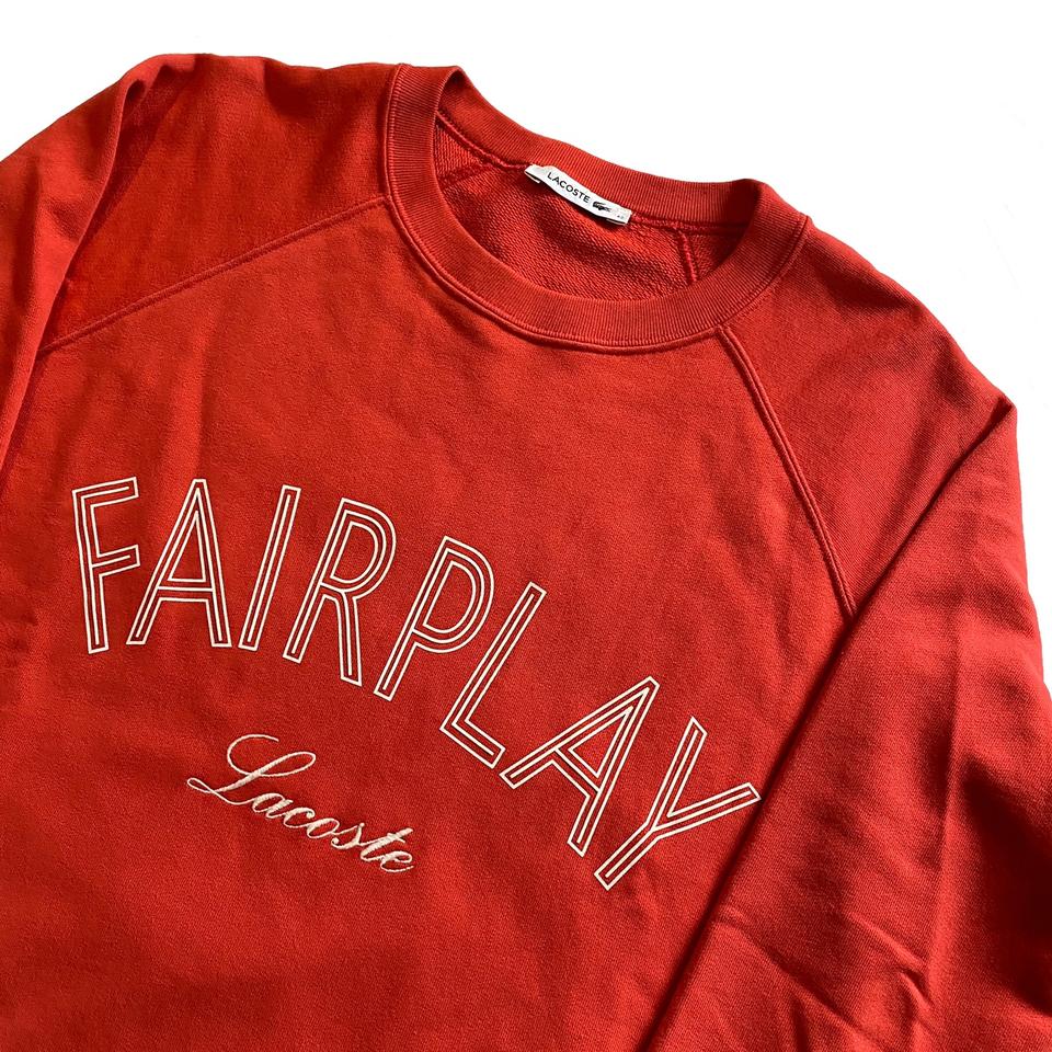 Lacoste hot sale fairplay sweatshirt