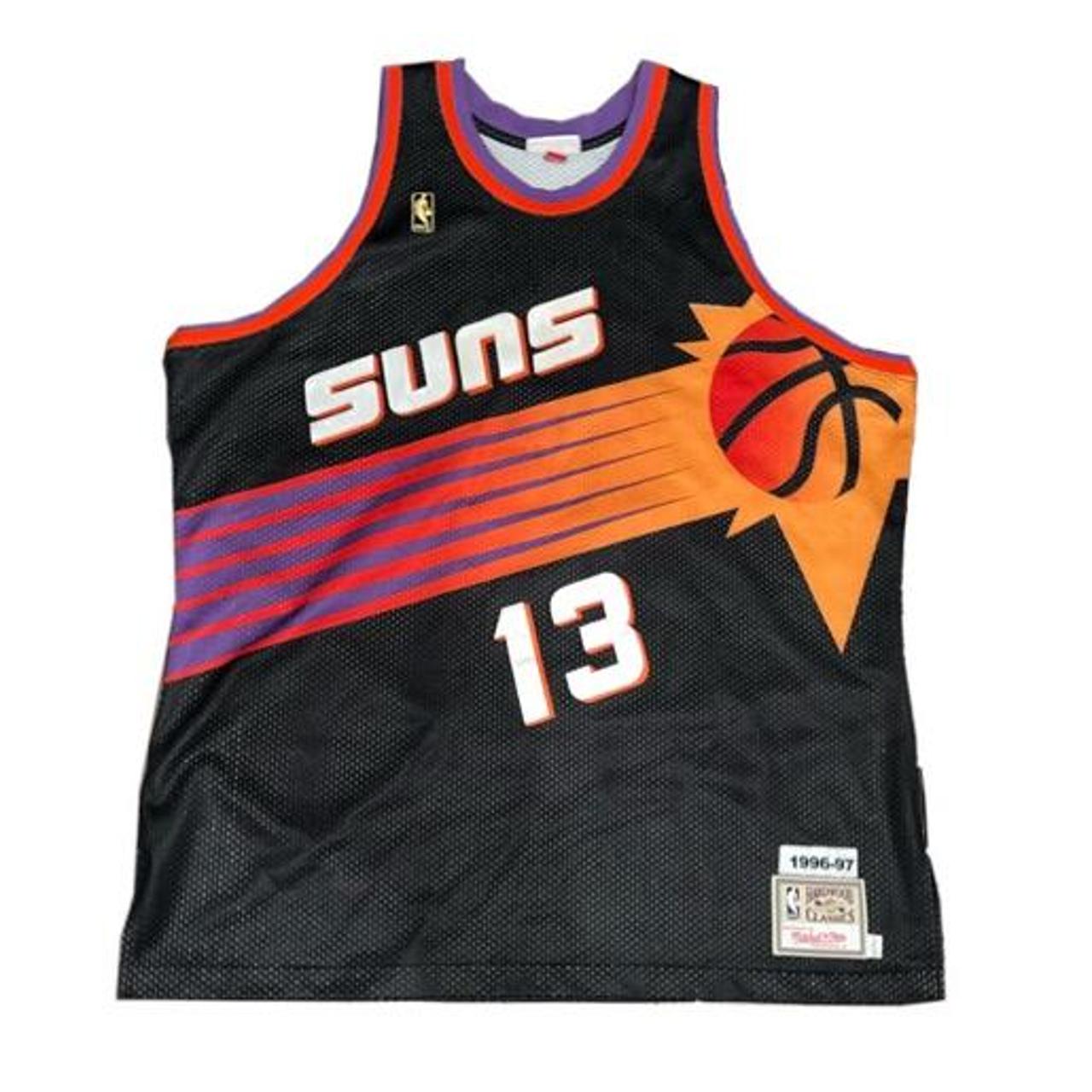 Men's Mitchell & Ness Steve Nash Orange/Black Phoenix Suns 1996/97