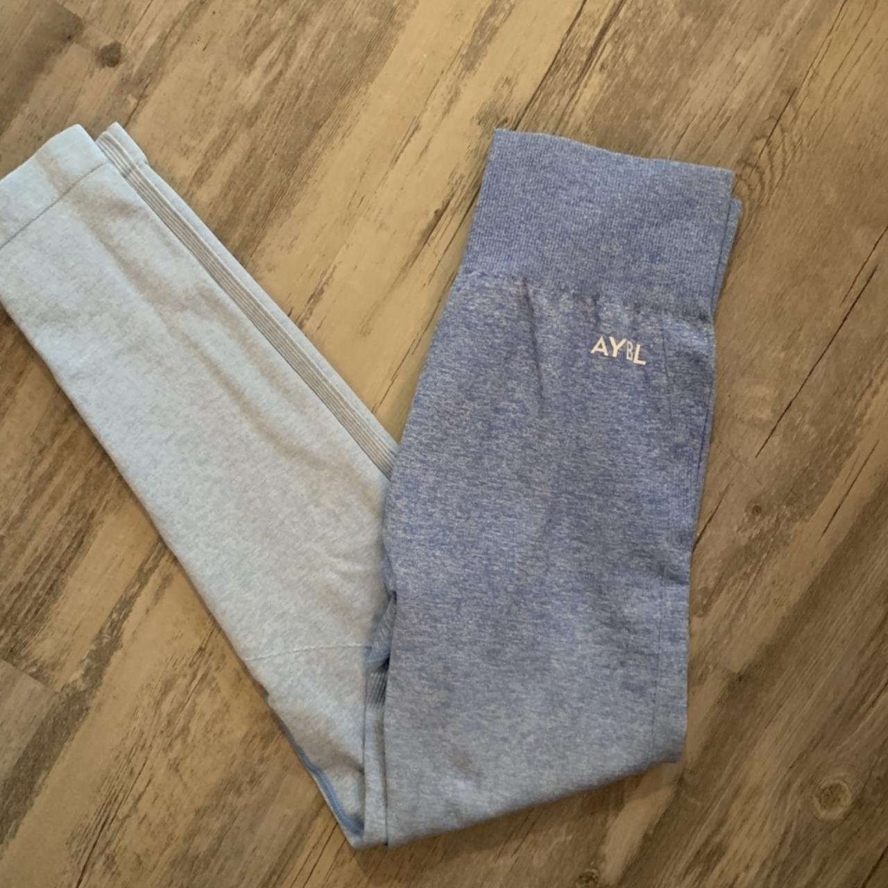 AYBL Pulse Ombrè Seamless Leggings - Sky Blue Size - Depop