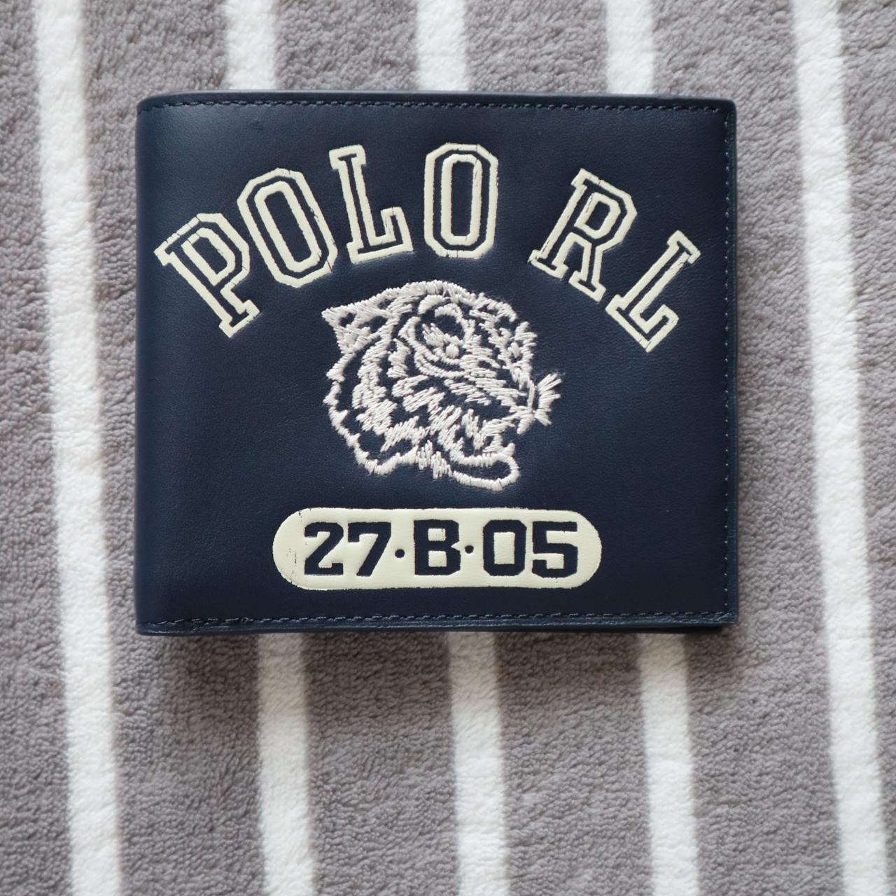 Polo Ralph Lauren Leather billfold Tiger P Wing