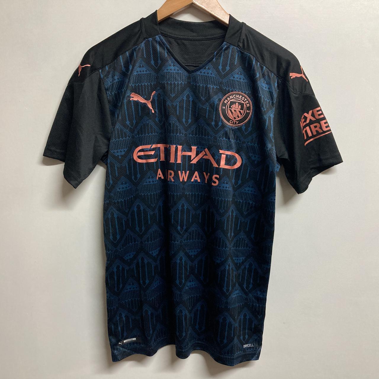 Manchester City Puma Men's 2020-21 Away Football... - Depop