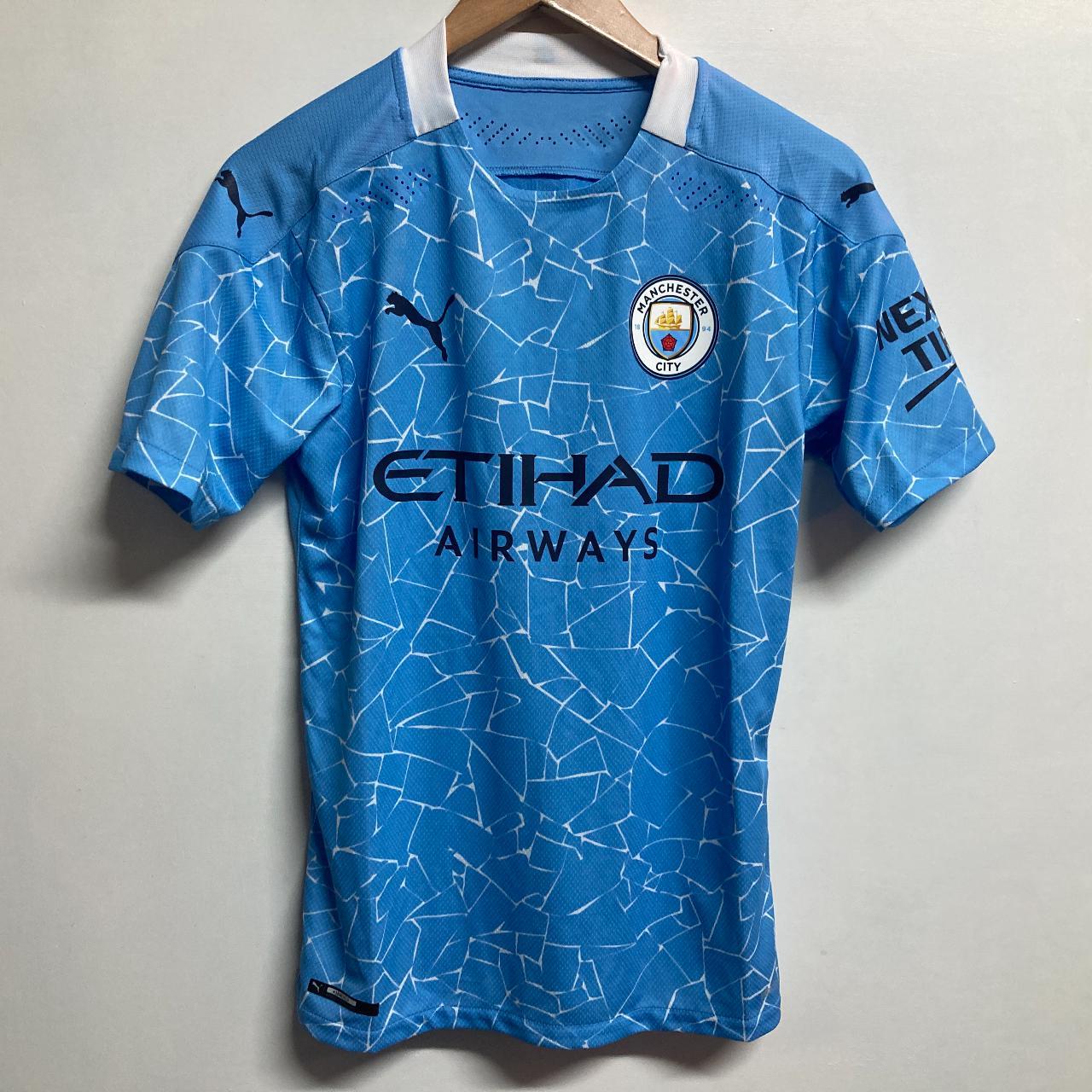 Manchester City Puma Men's Home 2020-21 Pro Version... - Depop