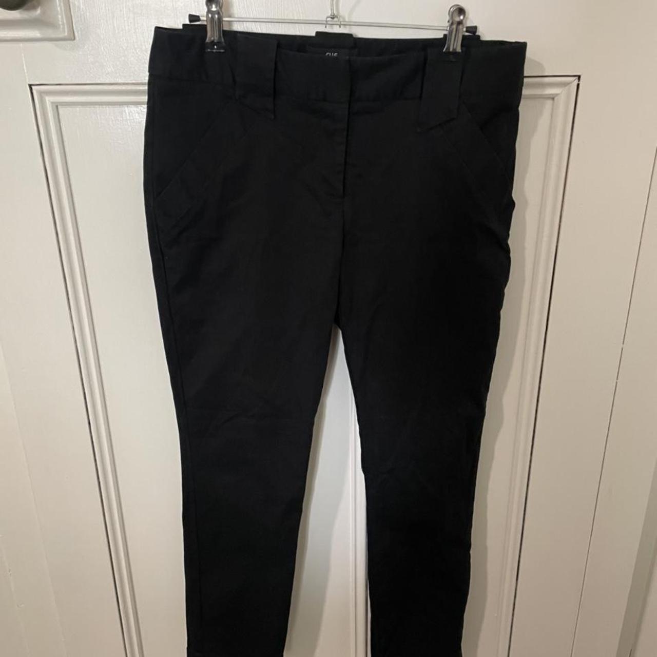 Cue Tailored Black Pants size 8. Worn a few times.... - Depop