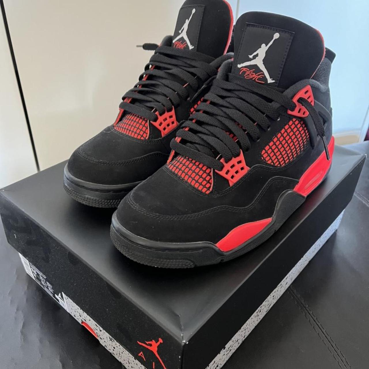 jordan 4 red thunder uk 7