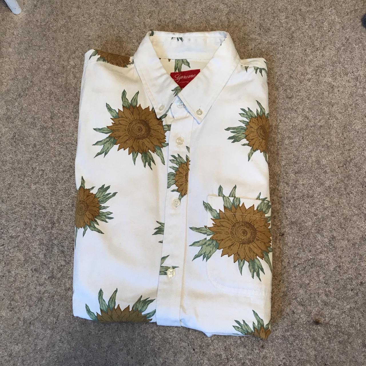 supreme sunflower shirt