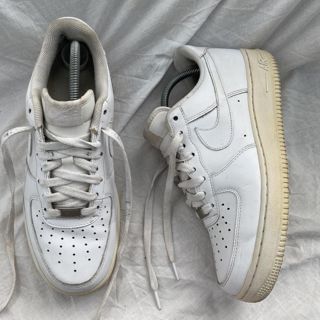 Nike Air Force 1 07 Low White Mens Size UK... - Depop