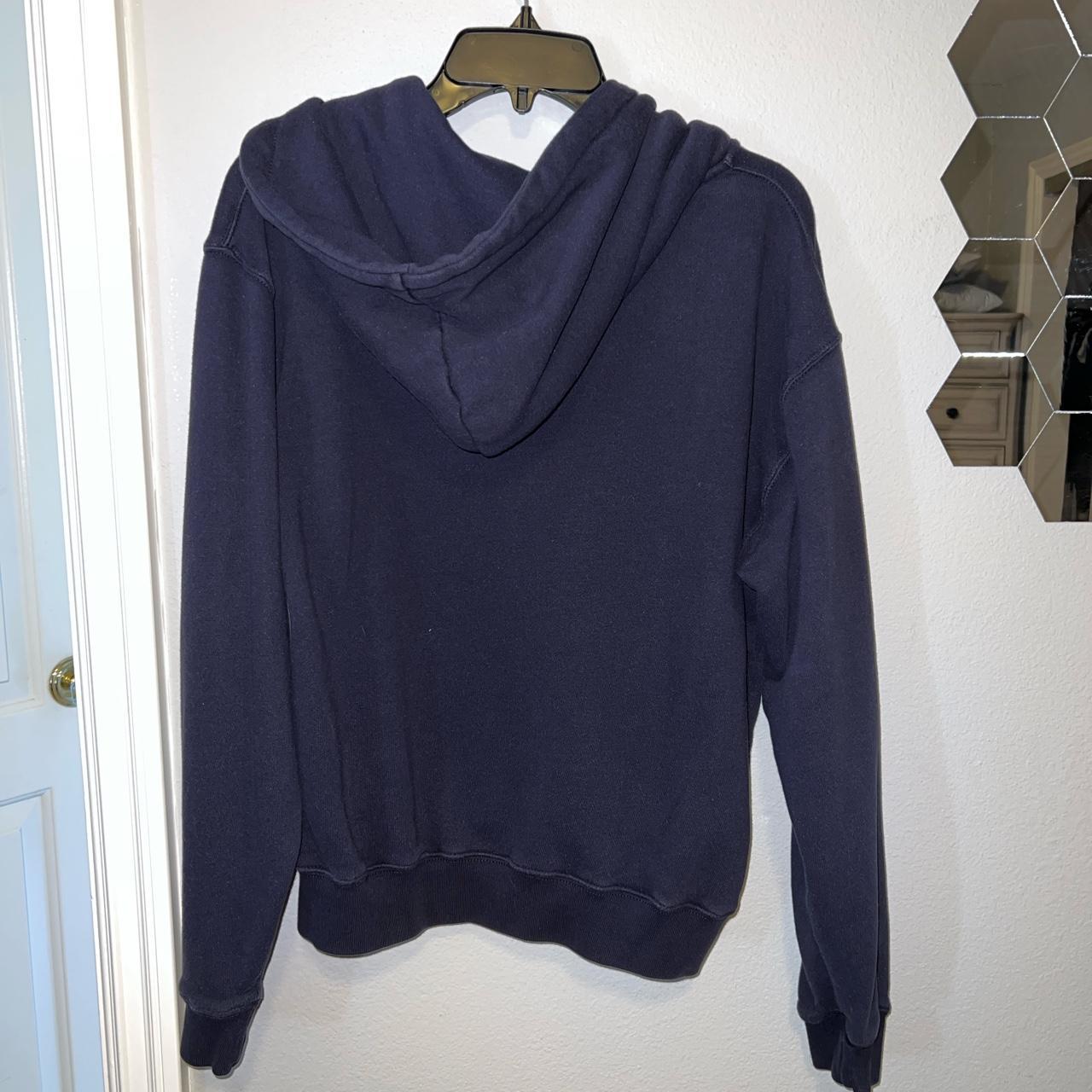 navy blue brandy melville carla zipup rarely... Depop