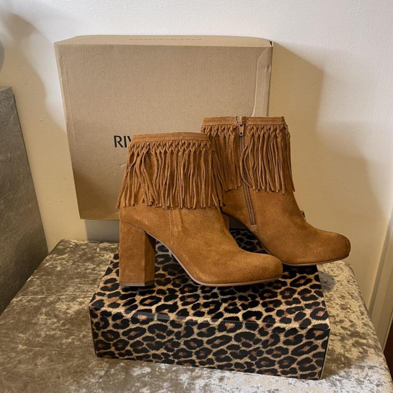 tan river island boots