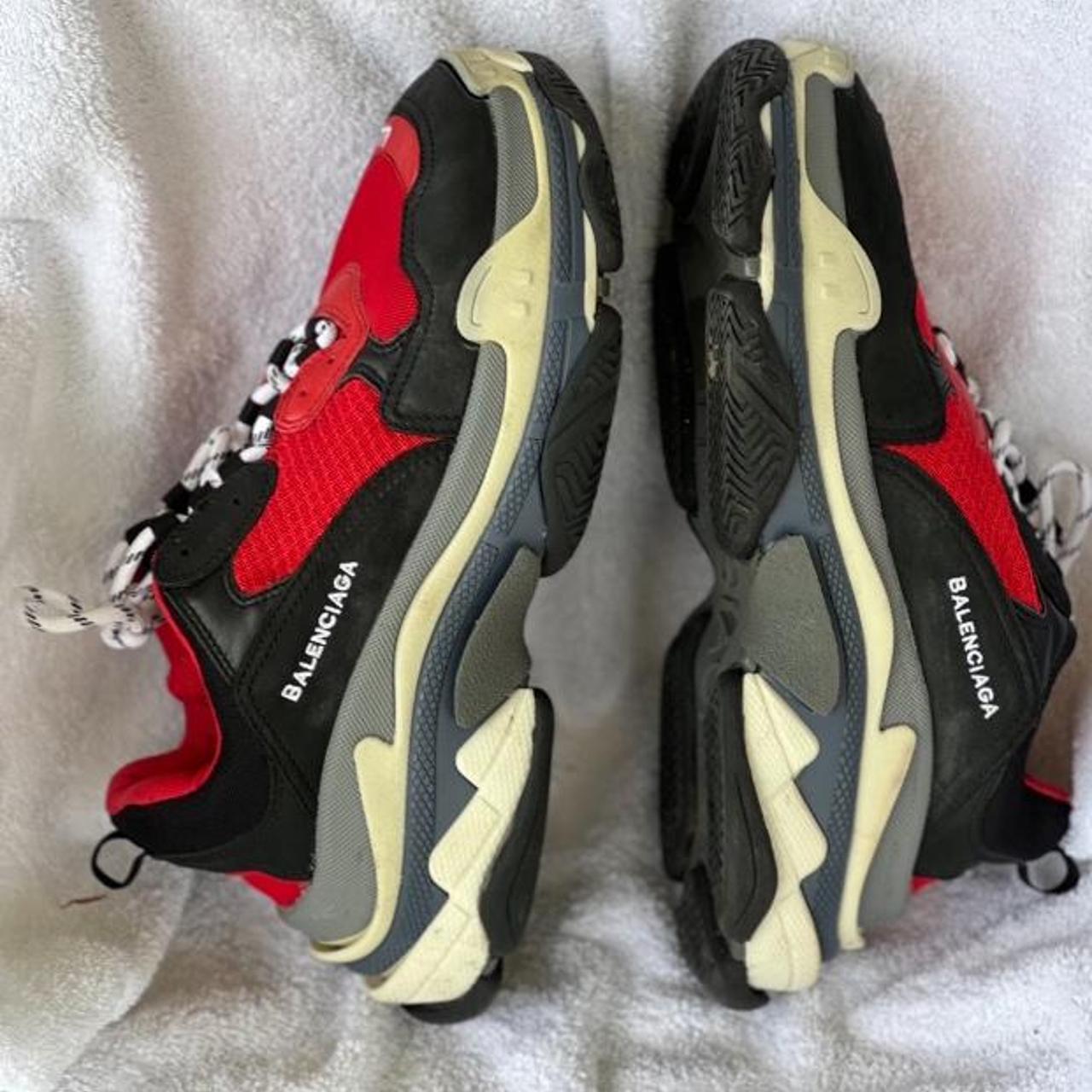 balenciaga triple s pre distressed