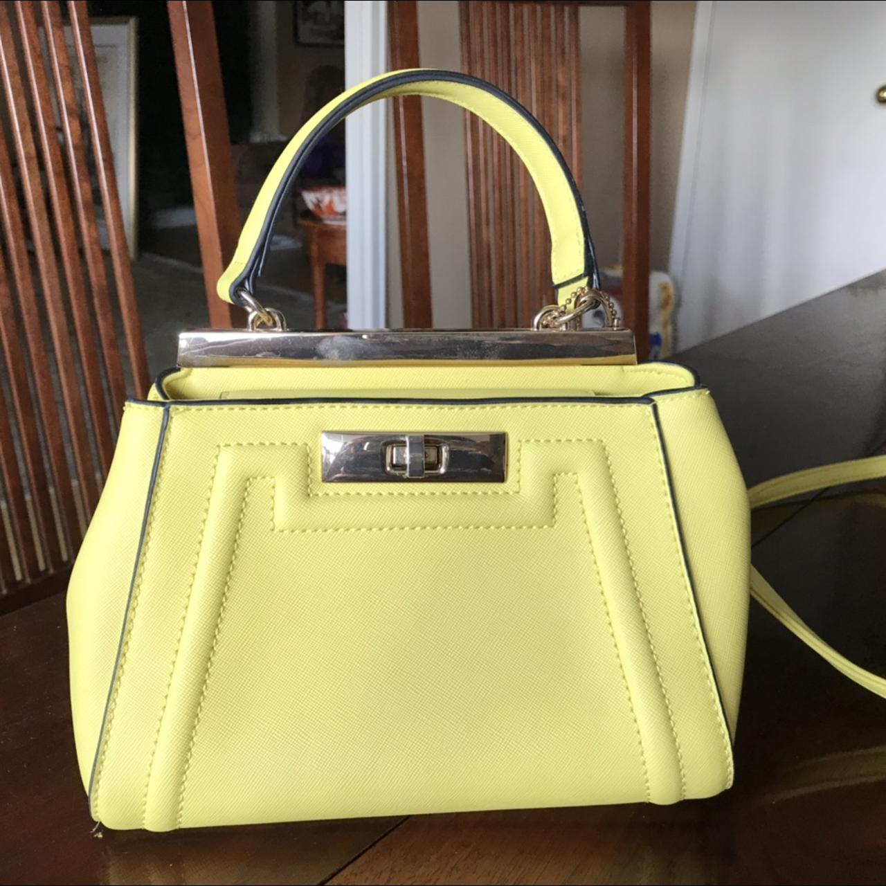 Yellow purse store aldo