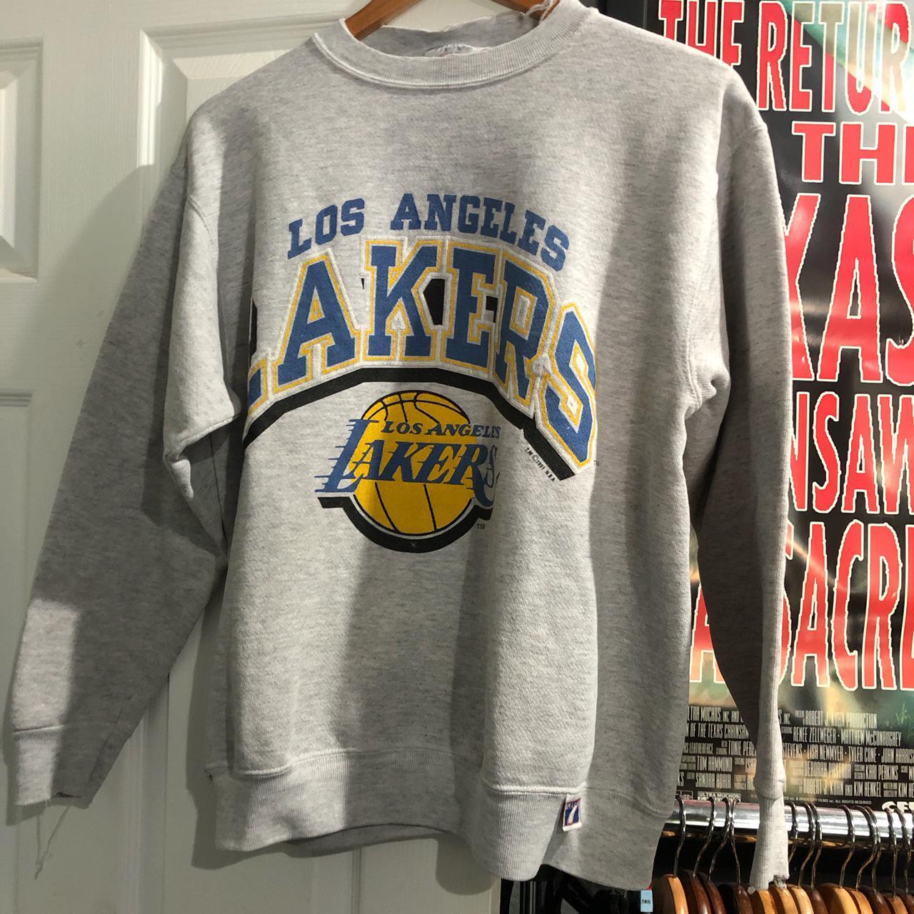 lakers crew neck sweater
