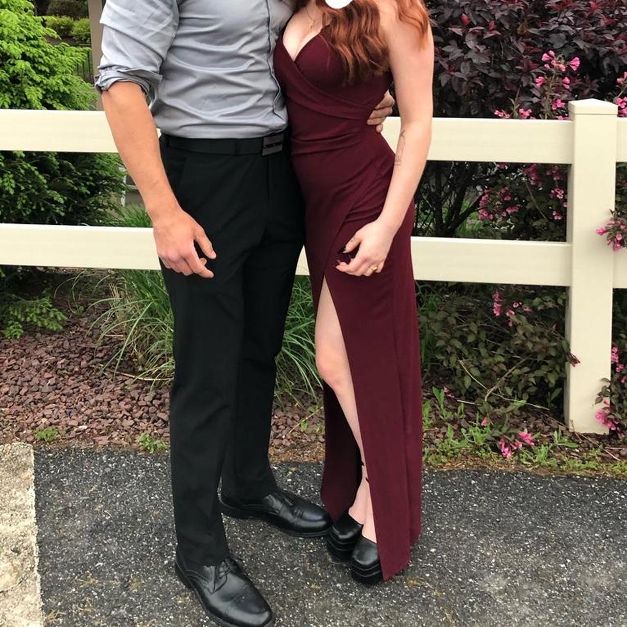 Product Image 1 - Maroon wrap dress w leg