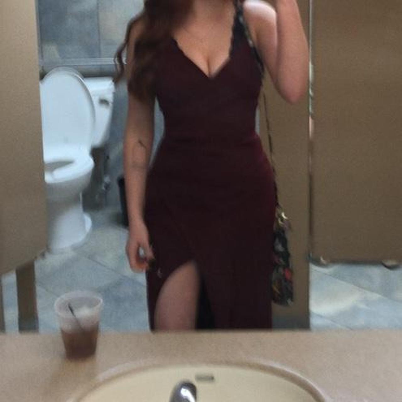 Product Image 3 - Maroon wrap dress w leg