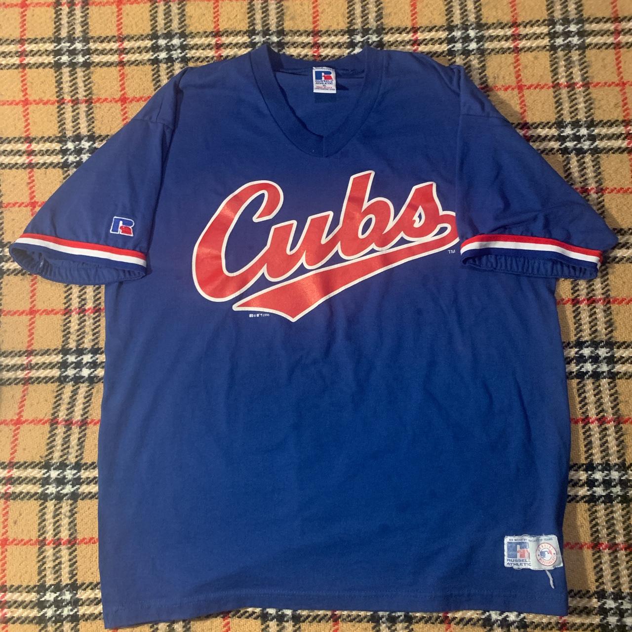 Chicago Cubs Vintage Russell Athletic Shirt Mens - Depop