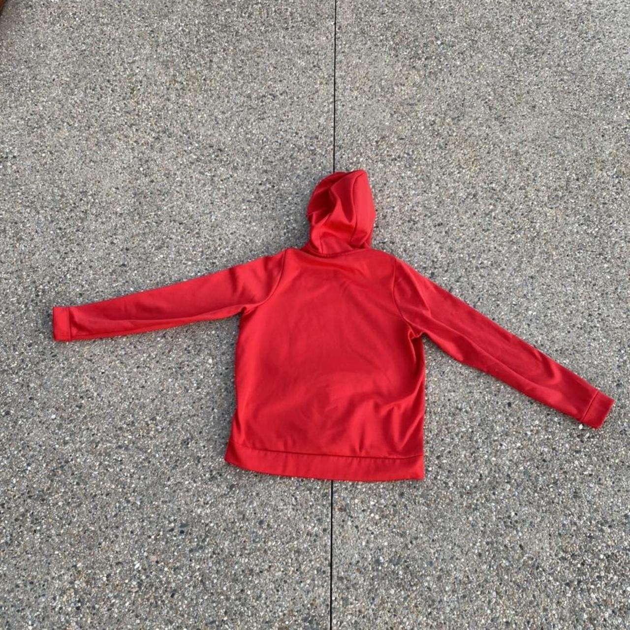 RED NIKE DRI-FIT HOODIE Condition: 9/10 Size: Mens... - Depop