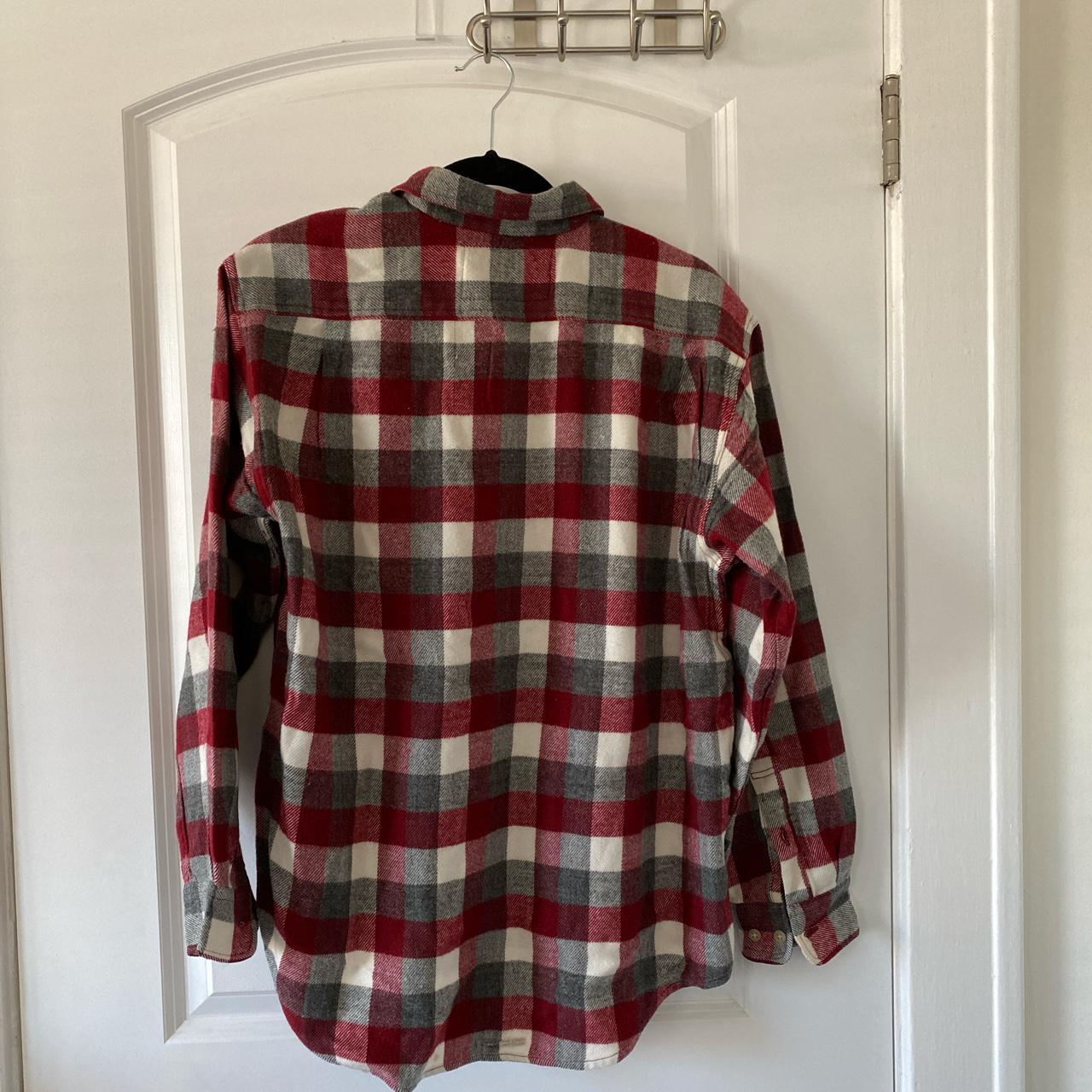 100% Cotton Red Flannel. Unisex and super warm and... - Depop