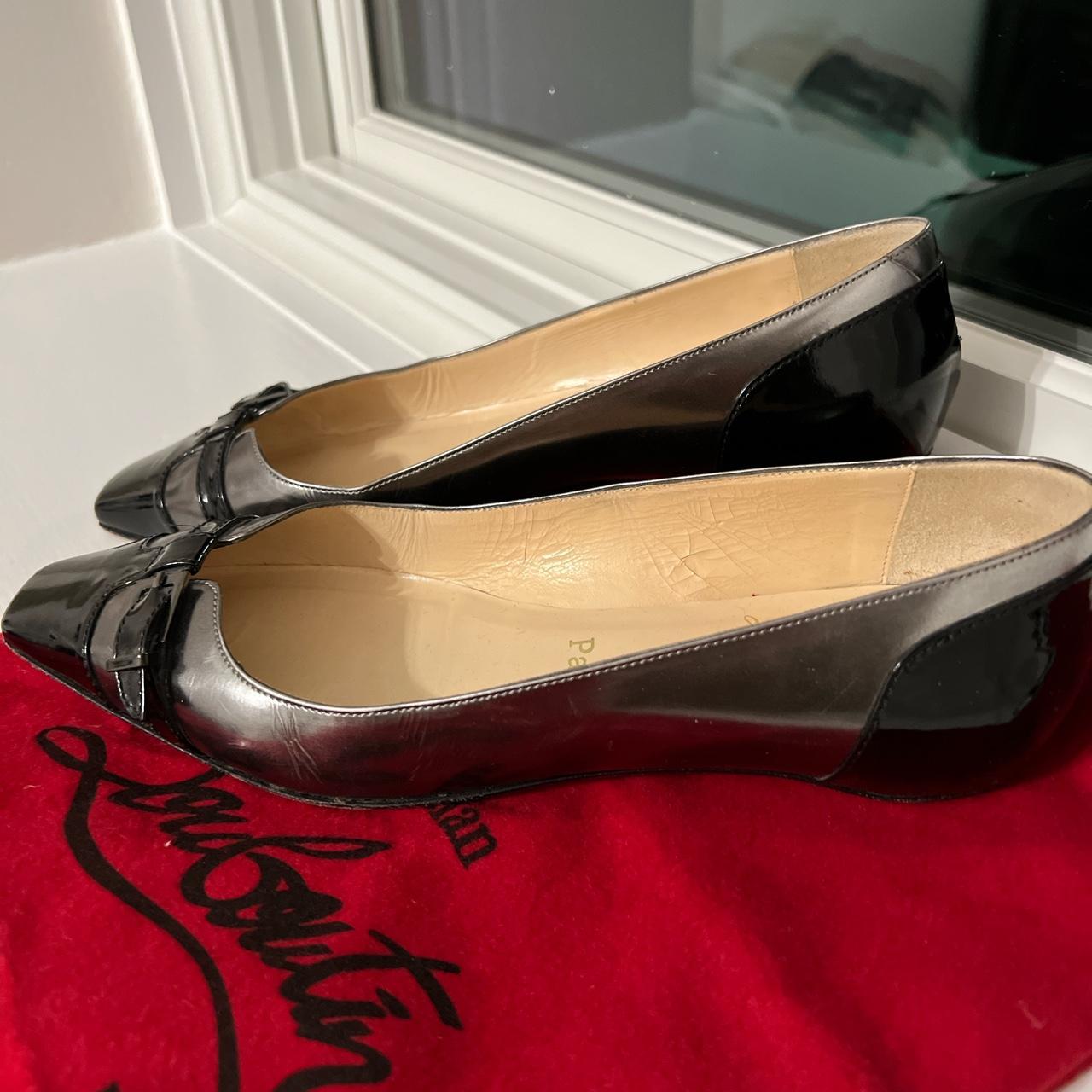 Black and silver red bottoms best sale