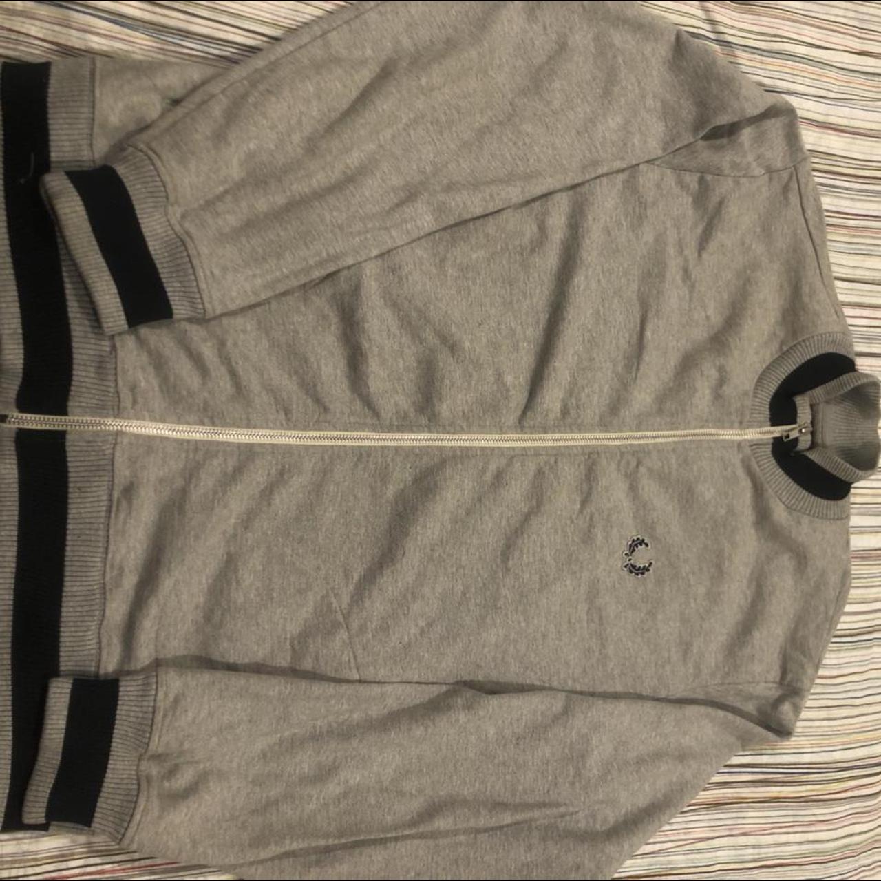 Product Image 1 - FRED PERRY TRACKTOP - GREY/BLACK
