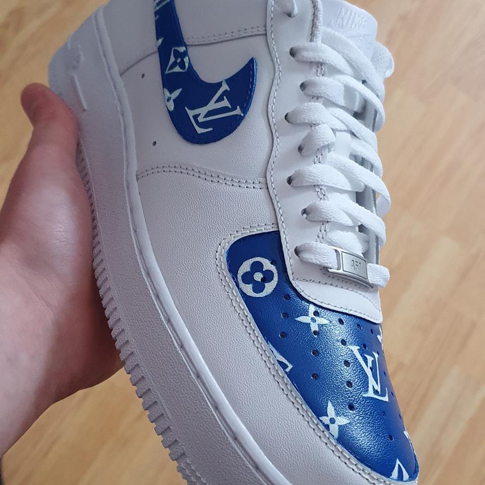 Louis Vuitton Air Force 1s Price and design are - Depop