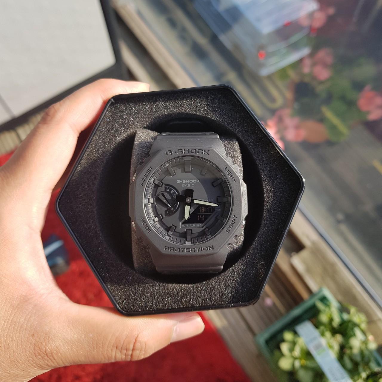 G shock ga 2100 best sale triple black