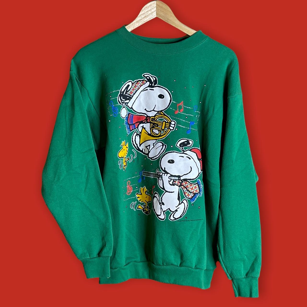 70’s Peanuts Snoopy And Woodstock Vintage Holiday... - Depop