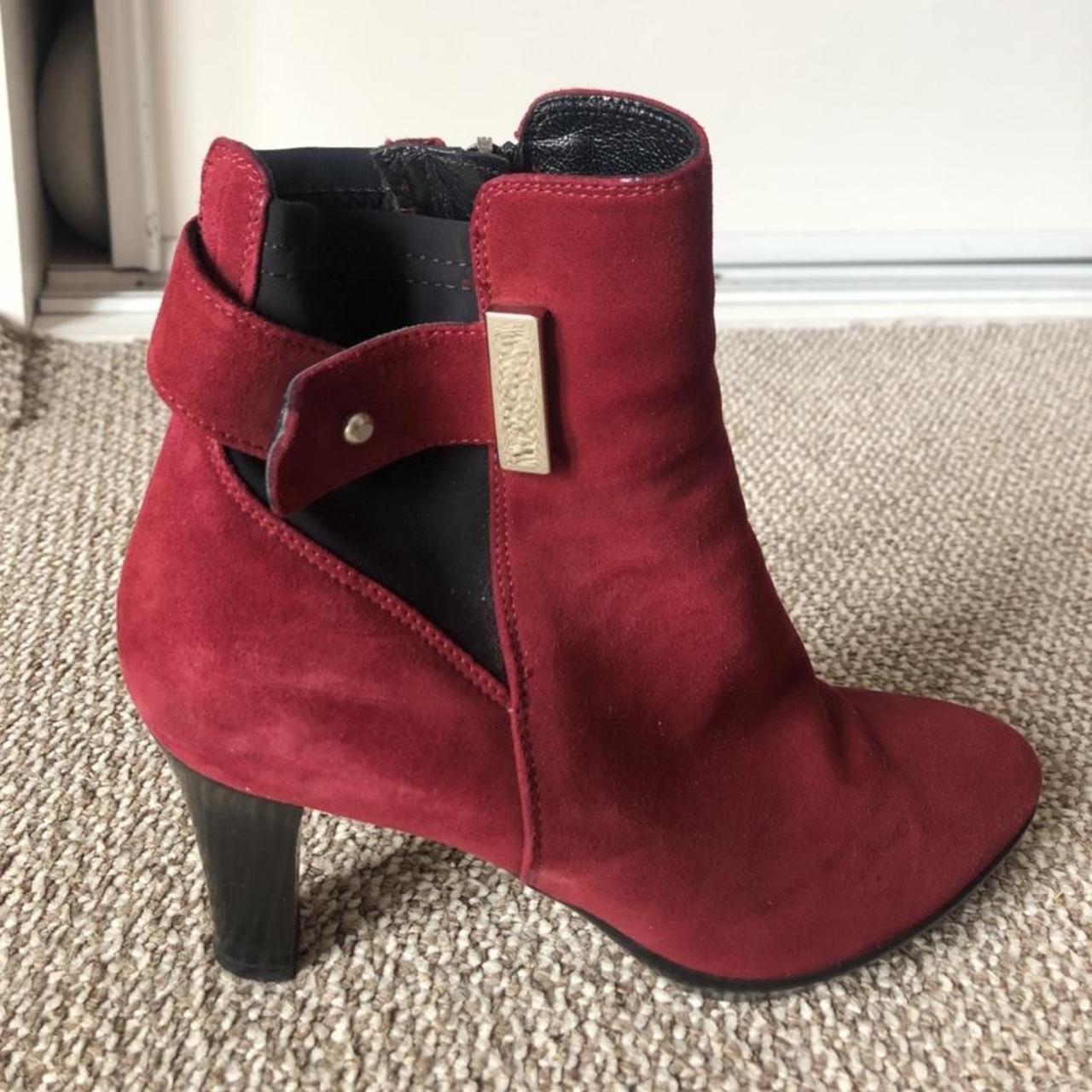 russell and bromley red boots