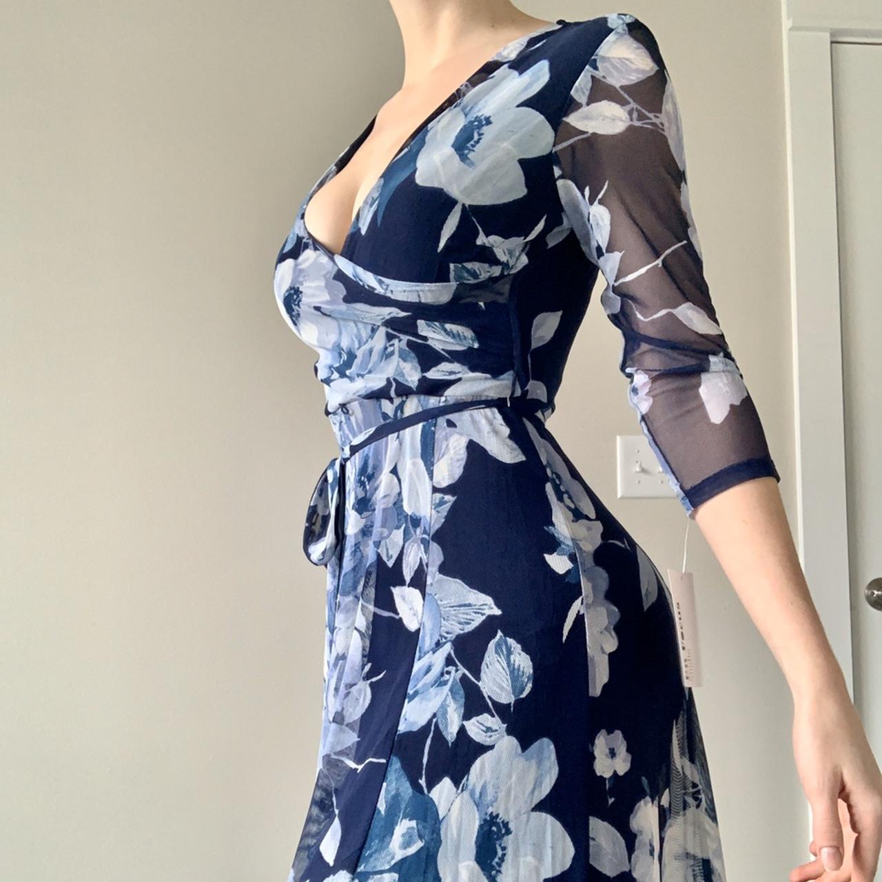 Ross navy blue dress sale